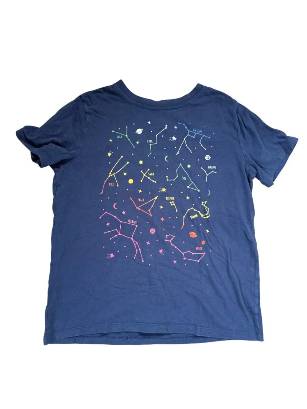 Mini Boden Star Shorts Sz 9 & Hanna Andersson Constellation Tee Sz 10